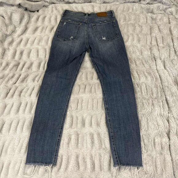 Lucky Brand Jeans Women 0/25 Bridgette Skinny Mid Rise Distressed Button Fly - Picture 2 of 11